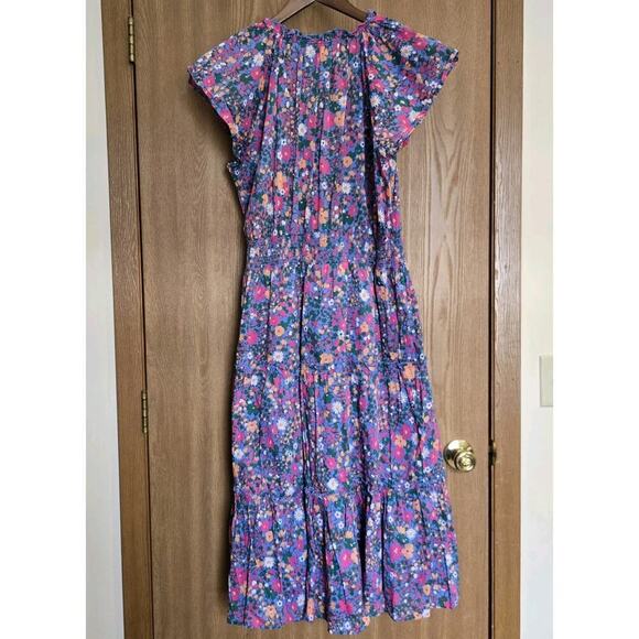 Rails Amellia Leilani Floral Tiered Midi Dress - Picture 3 of 12